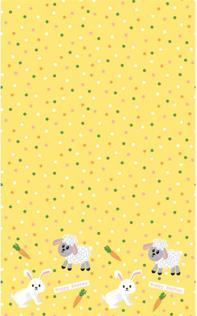 Duni Ostern Tischdecke Hoppy Easter, 138x220 cm (220 x 138 cm)