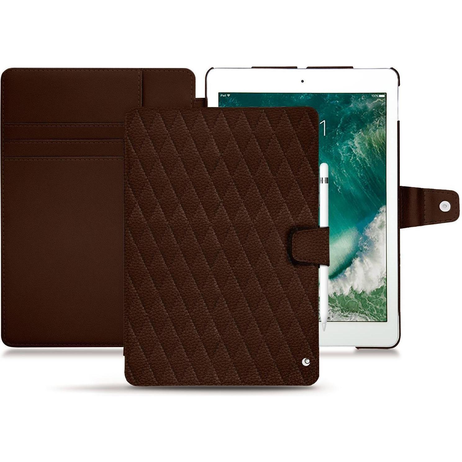 Thumbnail - Noreve Lederschutzhülle Wallet (iPad Pro 10.5), Tablet Hülle, Braun