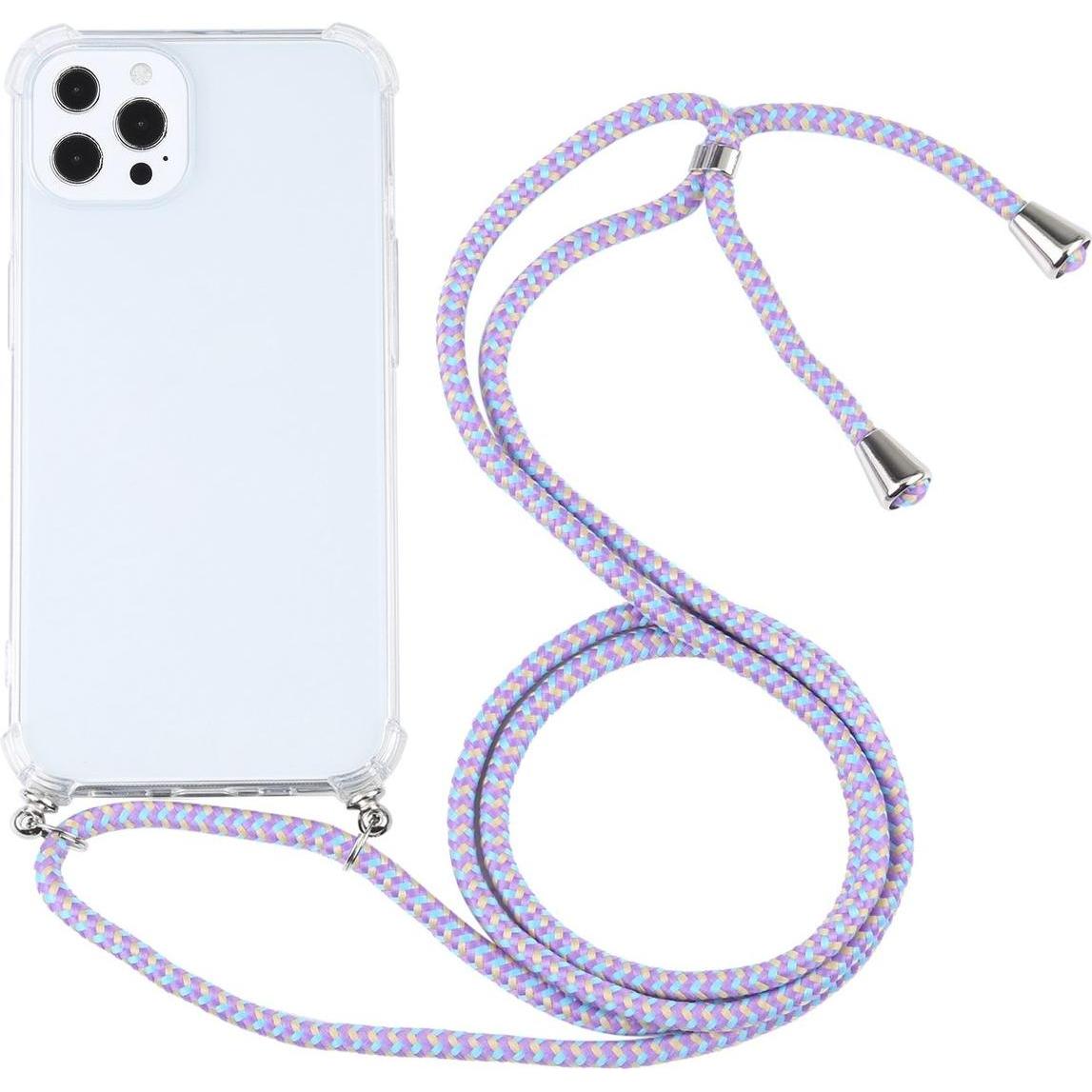 König Design Hülle Handy Schutz für Apple iPhone 13 Pro Case Cover Tasche Etui Bumper Violett, Handykette, Violett