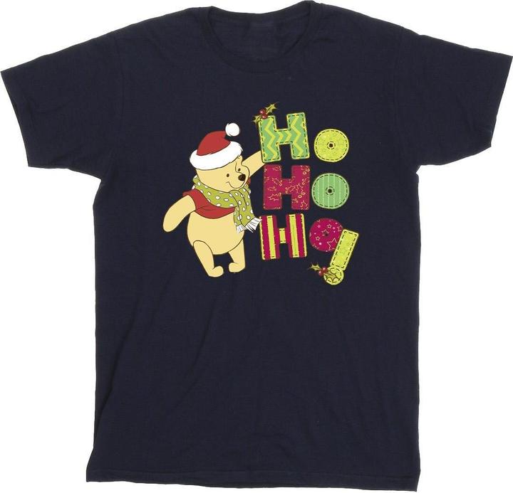 Produktbild Disney Winnie The Pooh Ho Ho Ho Scarf TShirt (XXL)