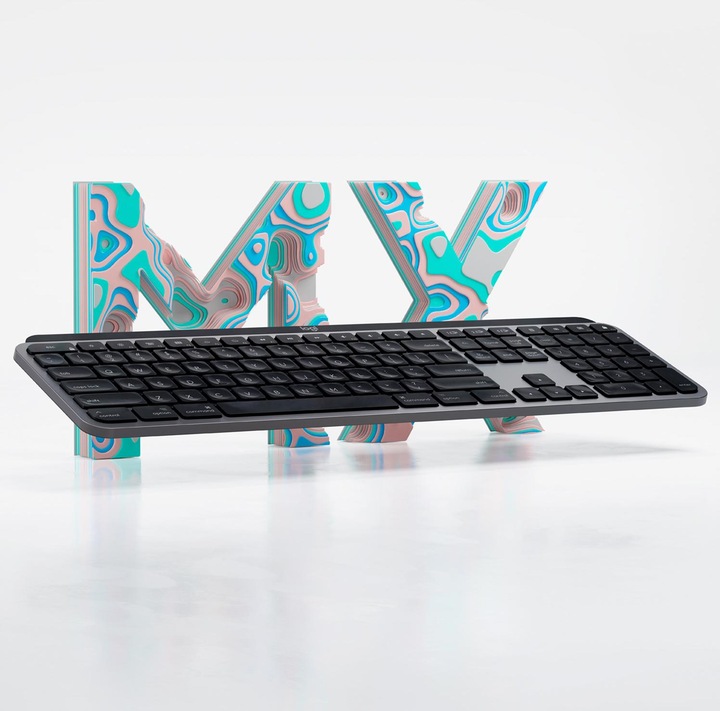 Produktbild Logitech MX Keys for Mac (Eng. Int., Kabellos)