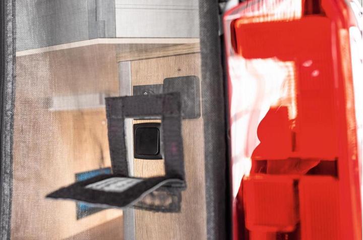 Actual product image VanQuito Mosquito net in the rear