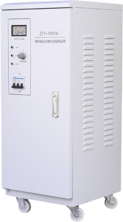 Produktbild PNI Dreiphasiger Spannungsstabilisator SVT-10K mit Servomotor, 10000 VA, 8000 W, Ausgang 380 V (10000 VA, 8000 W, Online-Doppelwandler USV)
