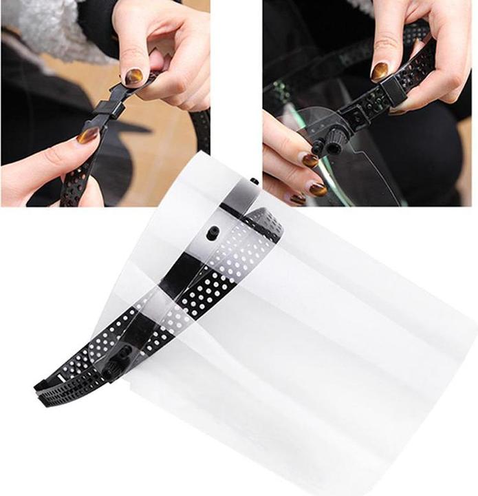 Actual product image Hermex Face Shield Face Visor Spit Guard 1 piece (1 x)