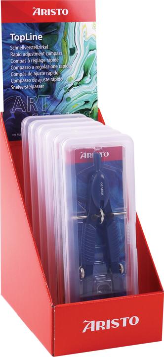 Aristo DISPLAY 6x COMPASS 'TOPLINE ART SERIES' EACH 3 x 55818, 55819