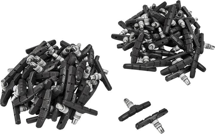 Produktbild Shimano M70T3 Bremsschuhe für Alufelge 50 Paar (Shimano, Gummi)