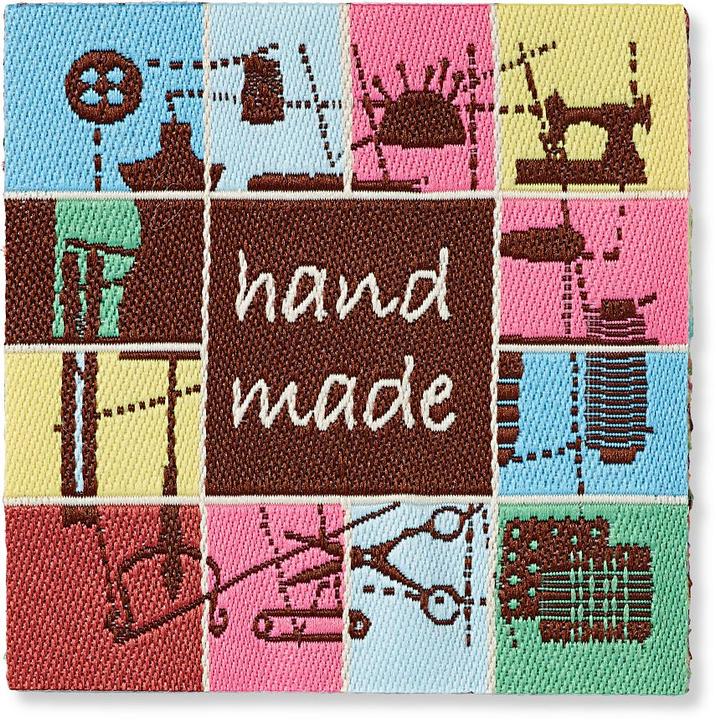 Produktbild Prym Applikation Label Handmade Nähen, bunt