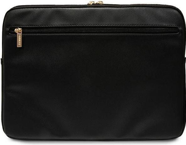 Actual product image Guess Sleeve GUCS14ZPGSTEGK 14" czarny/black Triangle 4G (14")