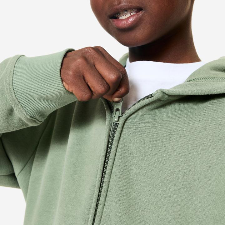 Produktbild Domyos Sweatshirt Kinder mit Reissverschluss Baumwolle (152)