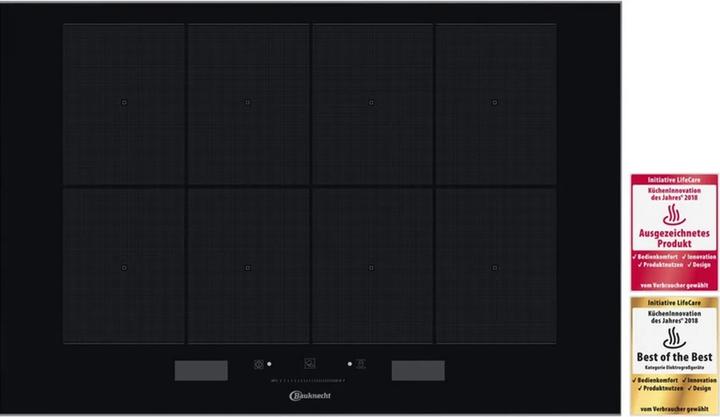 Actual product image Bauknecht CTAC 8780AFS AL Cooktop Integrated Zone Induction Cooktop 8 Zone(s)
