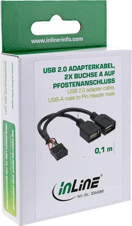 Produktbild InLine USB 2.0 Adapterkabel (1.75 m)