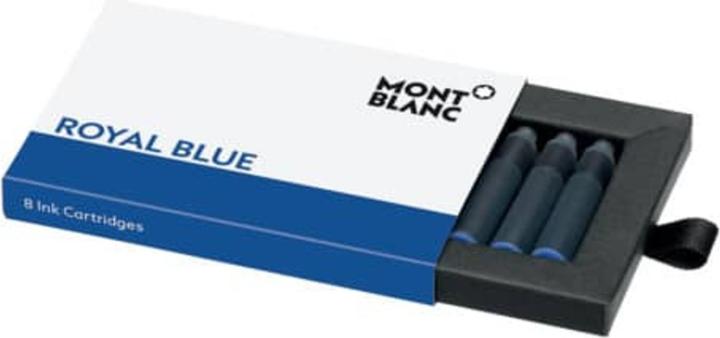 Montblanc Ink cartridges (8 Piece, Royal blue)
