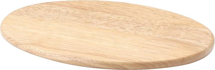 Produktbild Continenta Gummibaum Schneidebrett oval, geölt 30x20x1.2 cm