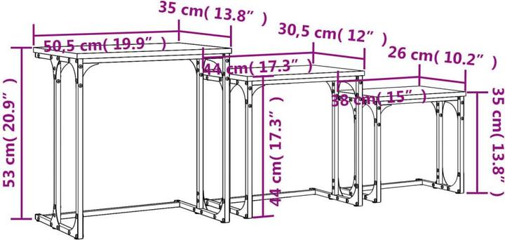 Image du produit vidaXL Satztisch