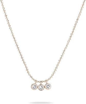Produktbild Tamaris Elegant Gold-Plated Necklace With Zircons Tiny Glimmer Tj-0605-N-45 (925er Silber, 45 cm)