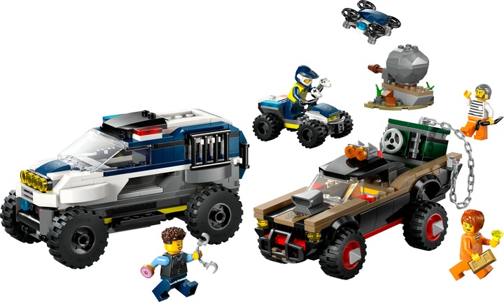 Produktbild LEGO Verfolgungsjagd im Polizeigeländewagen (60449, LEGO City)