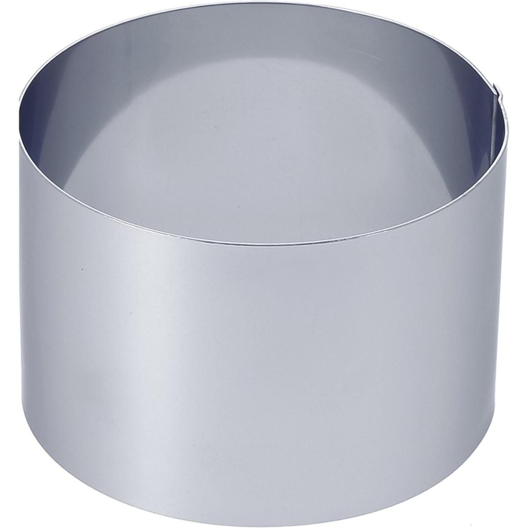 de Buyer Tortenring rund hoch Ø16cm H: 10cm, Backform, Silber