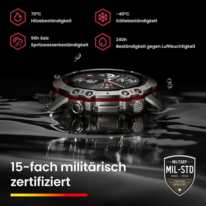 Actual product image Huami Smartwatch Amazfit Falcon Czarny (W2029OV1N)