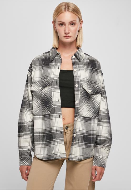 Produktbild Urban Classics Langarmhemd Oversized Check - 108403 (M)