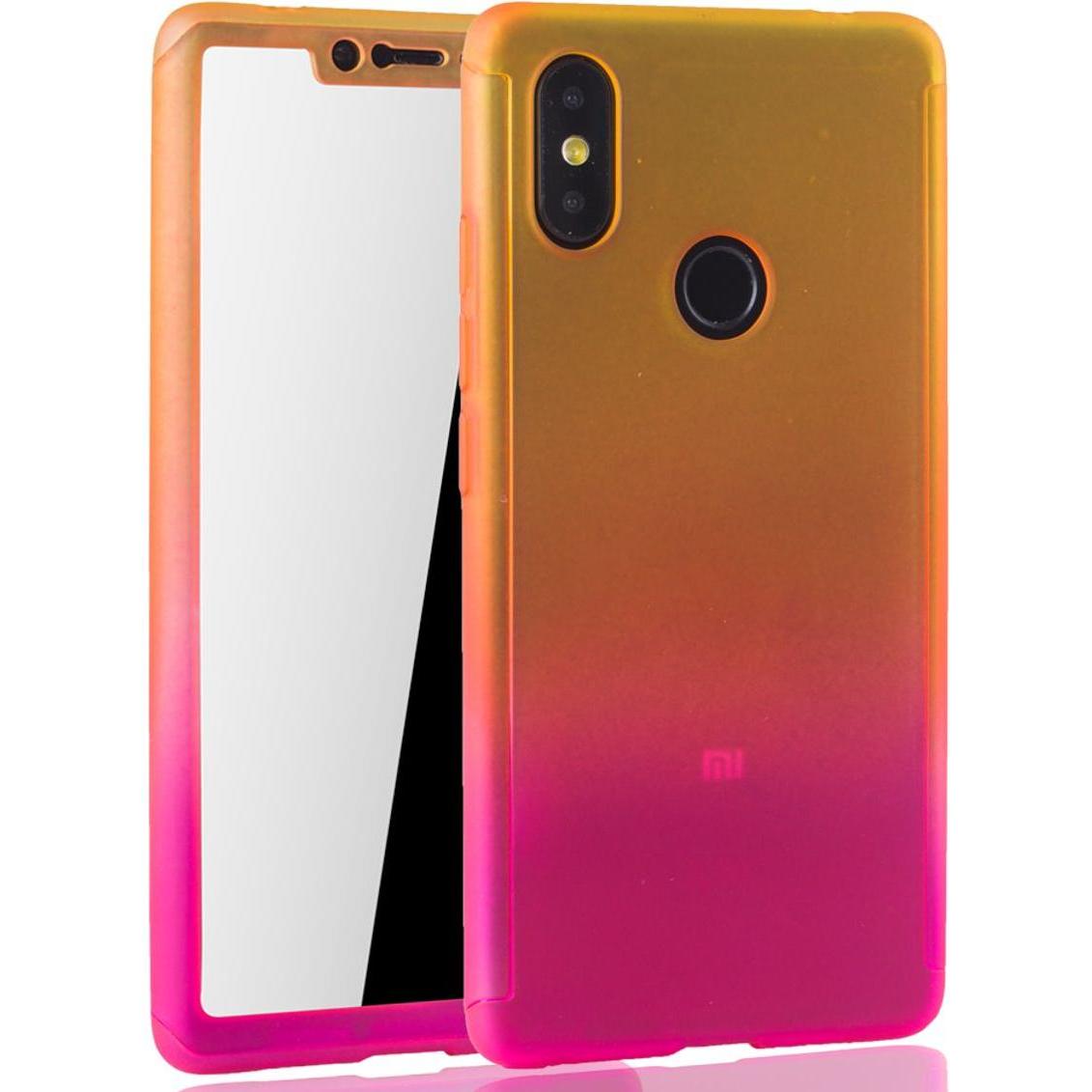 Thumbnail - König Design Hülle Handy Schutz für Xiaomi Mi 8 SE Full Case Cover Displayschutz Bumper Pink (Xiaomi Mi 8 SE), Smartphon...