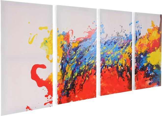 Produktbild Swisshandel24 Ölgemälde Wave, 100% handgemaltes Wandbild Gemälde XL, 120x60cm (120 x 60 cm)