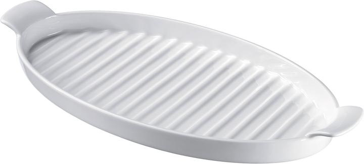 Produktbild Westmark Spargelplatte m. Bodenrillen, 39.5x20x4 cm, Porzellan