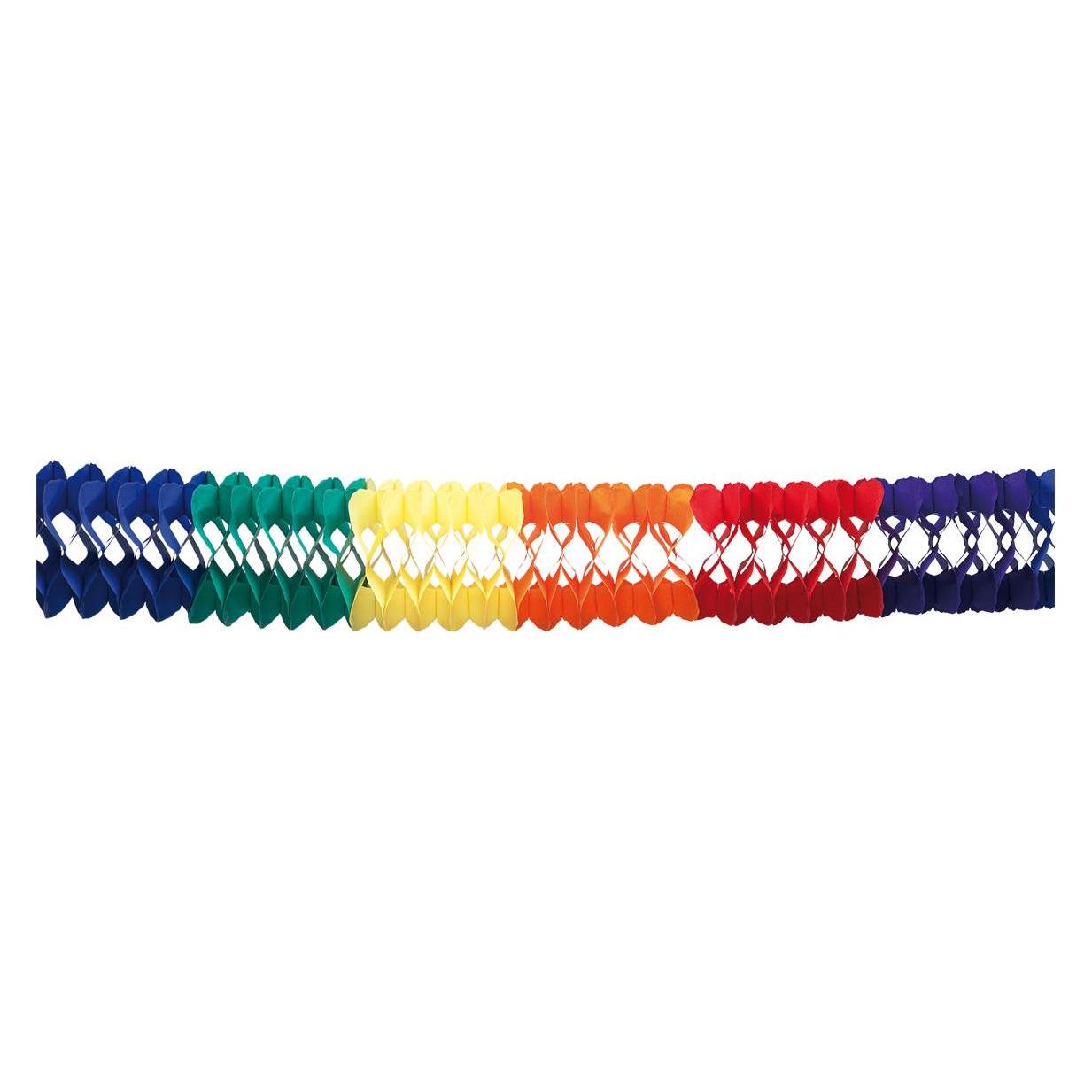 Tib Girlande Jumbo bunt, 10 m 10 m x 16 cm, im SB-Beutel, schwer entflammbar (1 Stk.) (14200)
