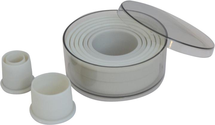 de Buyer Ausstechersatz Rund glatt 9-teilig Ø2-10cm H: 5cm