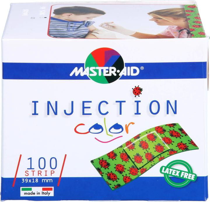 Produktbild Trusetal MASTER AID Injection strip color 39 x 18 mm Kinderpflaster, 100 St PFL (100x)
