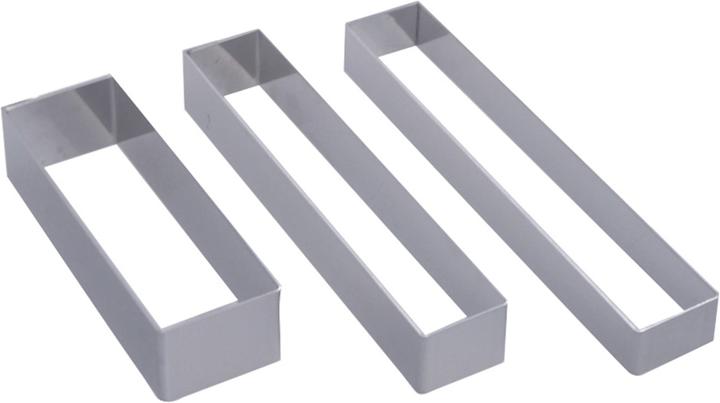 Actual product image de Buyer Cake ring rectangular 12.4x4.3cm H: 3cm (4.30 cm)