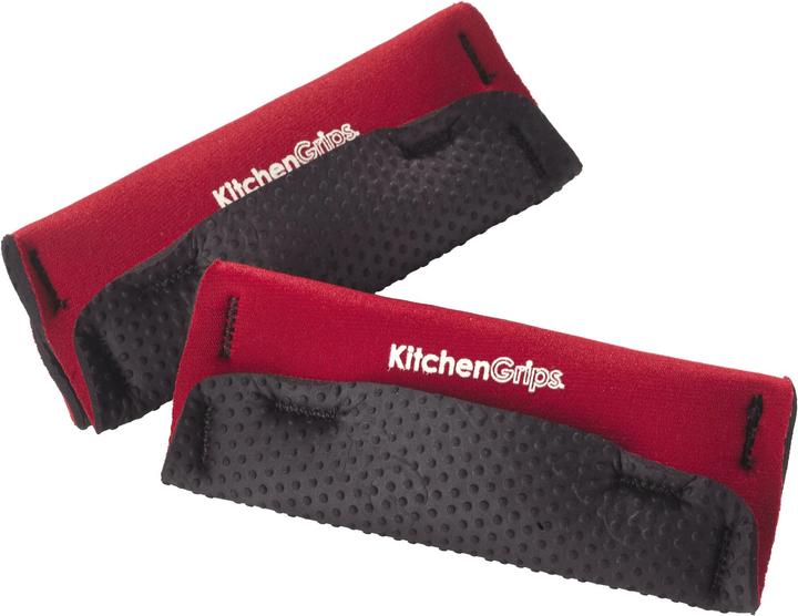 Produktbild Cuisipro Fingerschutz schwarz quer 2 Stk. rot 13cm (13 cm, Kunststoff, Textil)