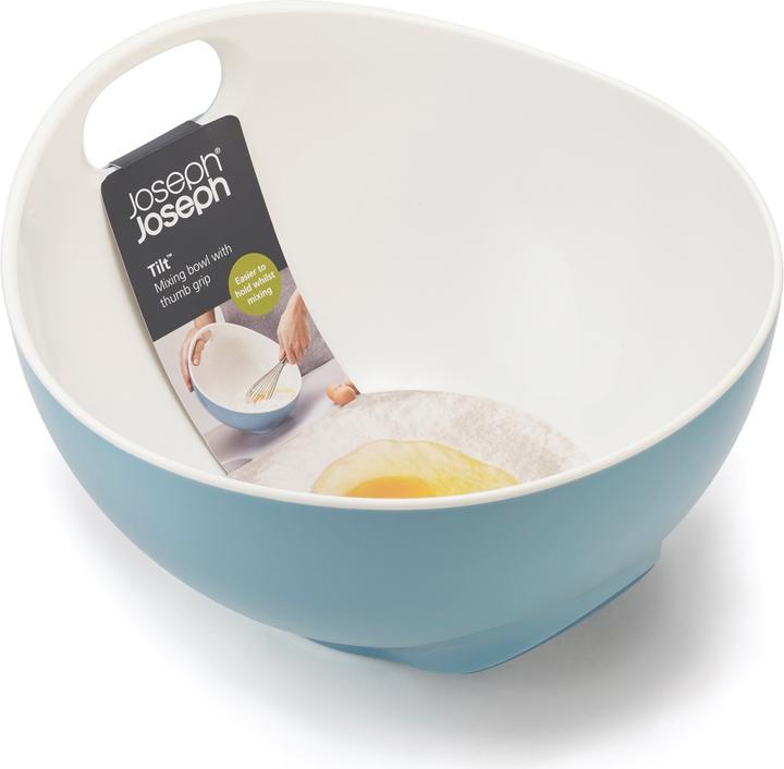 Actual product image Joseph Joseph Tilt mixing bowl, blue, 25.5x26x17 cm (25.50 cm, 4 l)