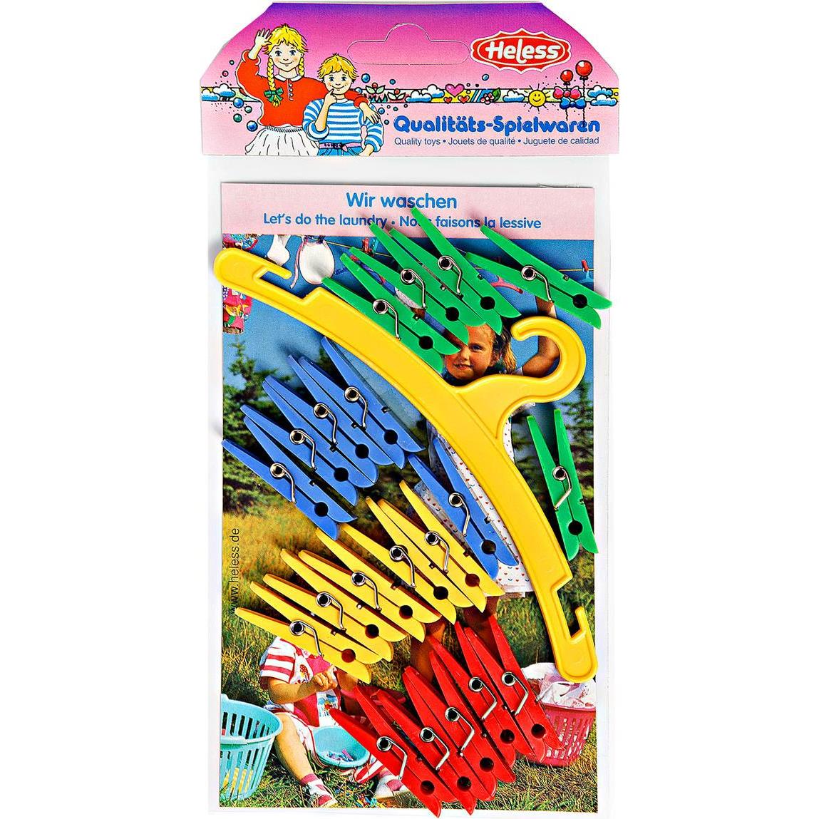 Heless Kleiderbügel & Wasknijperset