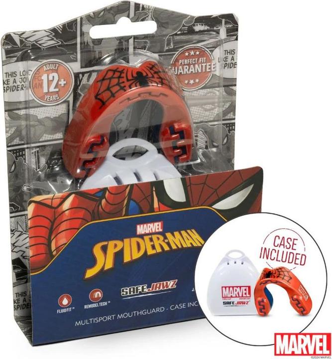 Produktbild SafeJawz Spider Man Mundschutz (One Size)