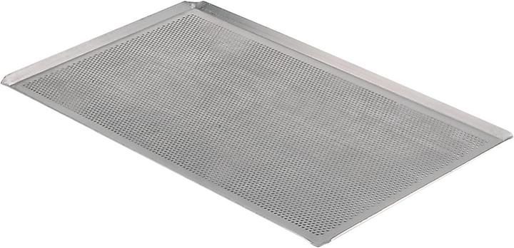 de Buyer Baking tray aluminum perforated GN 1/1 H: 1cm with slanted edge