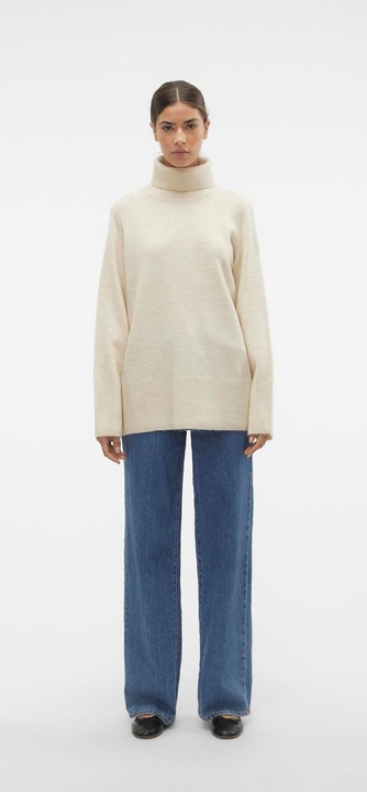 Produktbild Vero Moda VMUNIQUE LS WIDE ROLLNECK PULLOVER GA Strickpullover (M)
