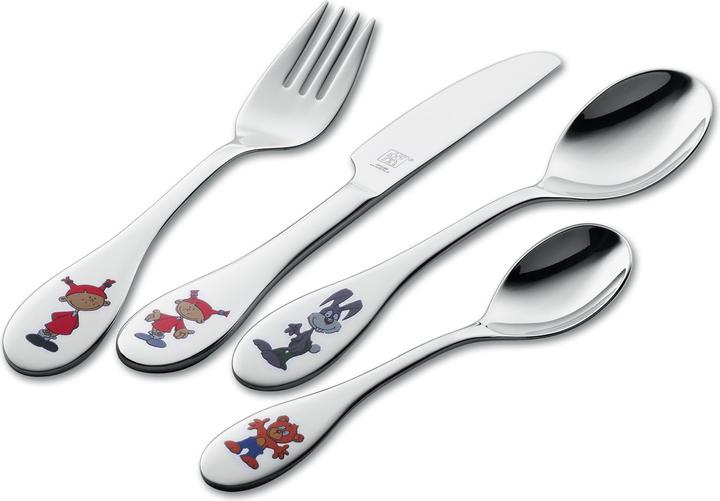 Immagine prodotto Zwilling Set di posate per bambini Friends 4 pezzi. (4 Pezzo/i, Set di posate)