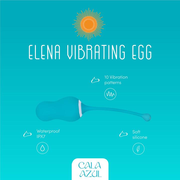 Image du produit Easytoys OEuf vibrant avec télécommande Elena - Azul