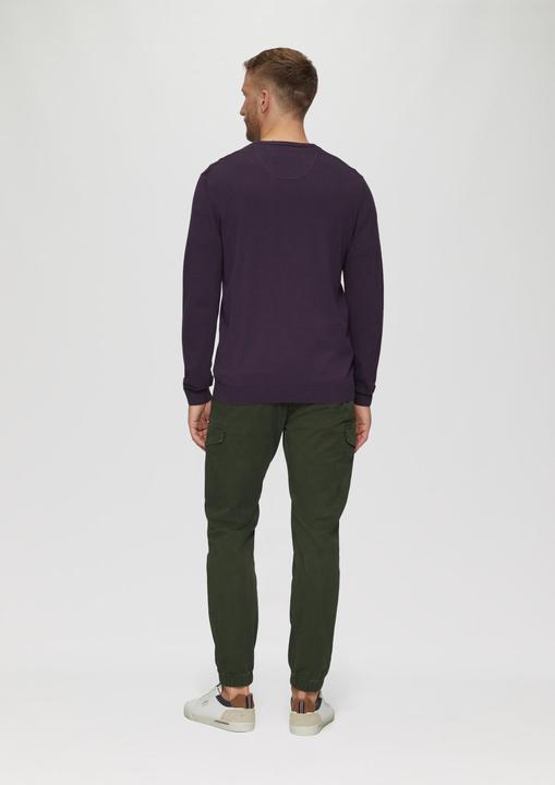 Produktbild S.Oliver Strickpullover Strickpullover mit Logo-Stickerei (3XL)