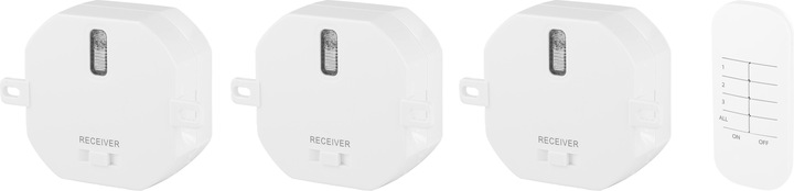 Produktbild Smartwares Lichtschalter-Set Funk-Einbauschalter + Fernbedienung (Heizungsaktor)
