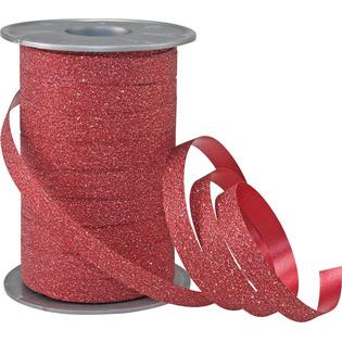 Thumbnail - Präsent, Geschenkverpackung, W'Geschenkb. GLITTER rot (Geschenkband)