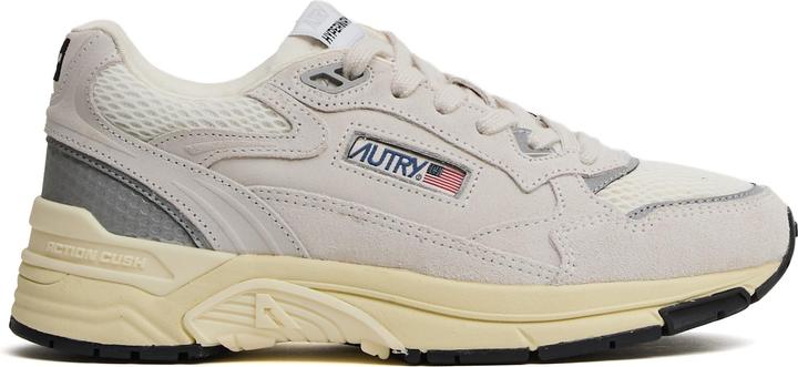 Image du produit Autry Sneakers Hyperway In Mesh E Suede Bianco, Argento (38)