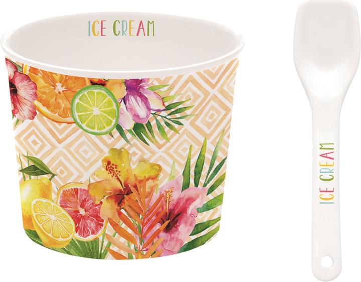 Produktbild Easy Life Ice Cream Porzellan Eisbecher in GB, "Zitrone", Ø 8.5 cm (8.50 cm, 1 x)