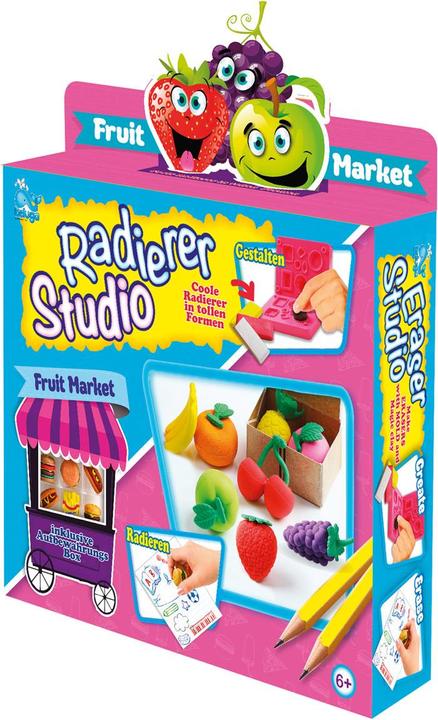 Produktbild Beluga Radierer Studio Früchte Radiergummis selber machen, mit viel Zubehör, ab 6+