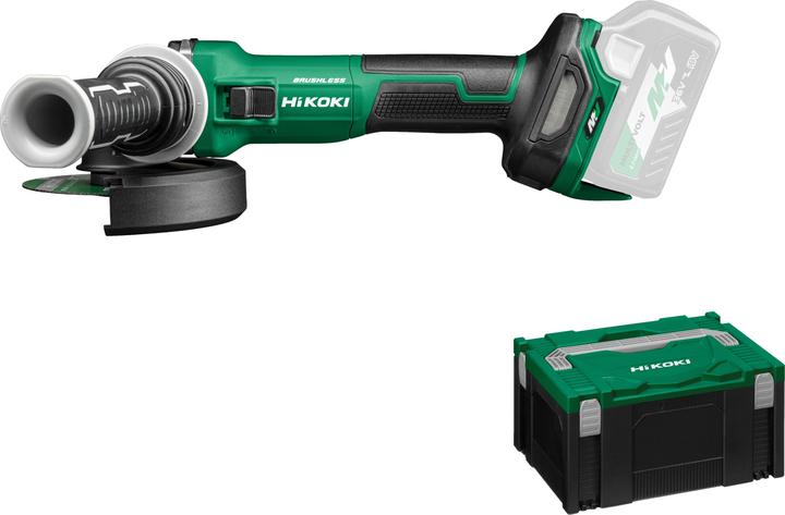 Hikoki Battery Angle Grinder, G3613DEW2Z (125 mm)