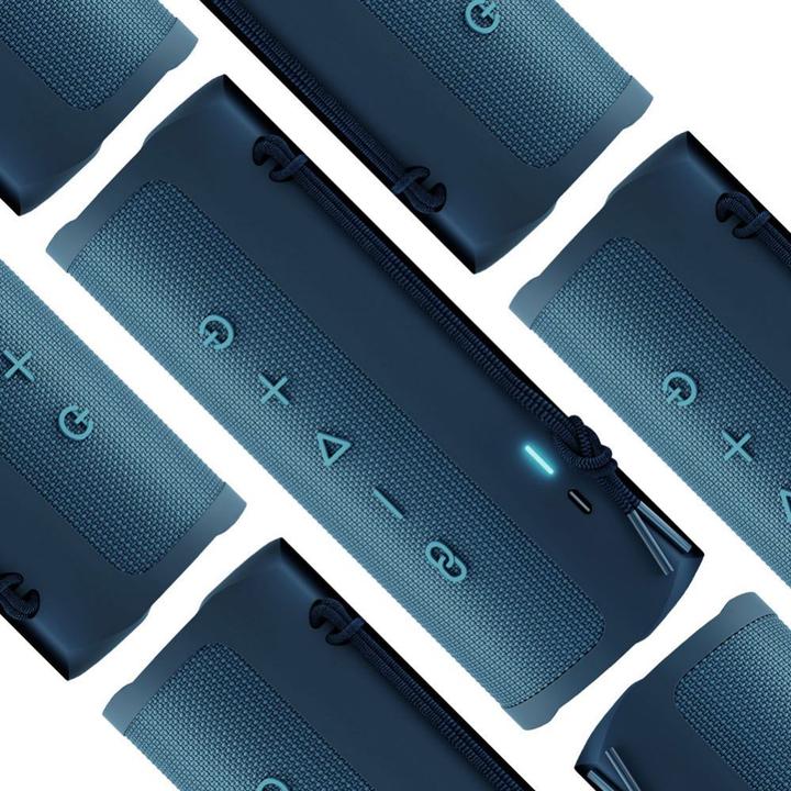 Actual product image 3MK Fuego głośnik bezprzewodowy 30W Bluetooth 5.3 TWS IPX7 niebieski/blue (12 h, Electrical connection)