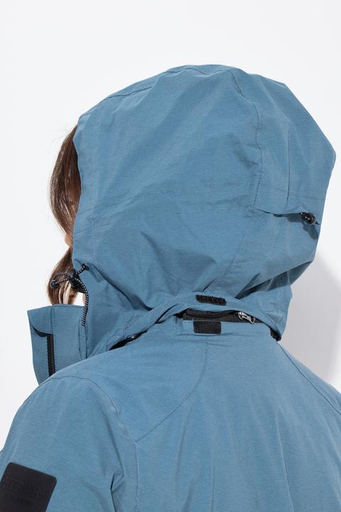 Produktbild Ulla Popken HYPRAR Funktionsjacke, wasserdicht, A-Linie, Kapuze (46, 48)