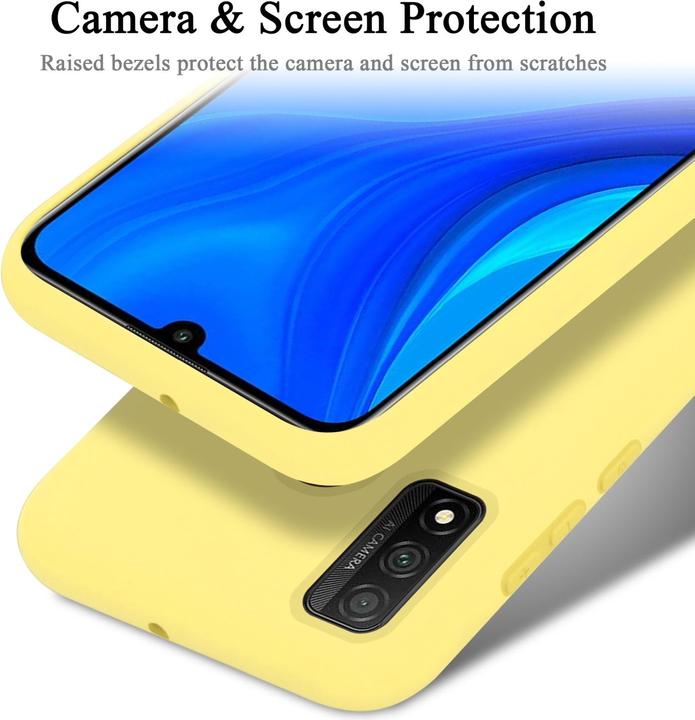 Actual product image Cadorabo TPU Liquid Silicone Case Cover for Huawei P SMART 2020 (Huawei P Smart (2020))