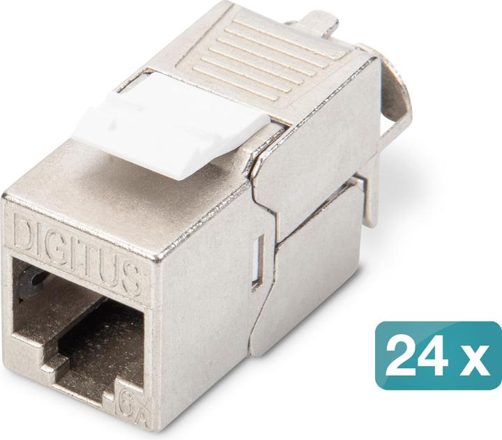 Image du produit Digitus Panneau de brassage modulaire, 24 ports équipé de 24x DN-93615