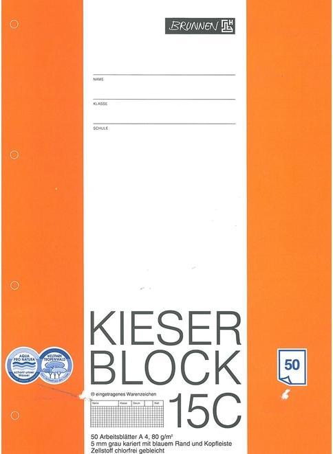 Actual product image Perforated gravel pad DIN A4 chequered (A4, Checked, Hardcover)